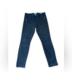 FRAME DENIM le High Ankle Skinny Jeans Black sz 30